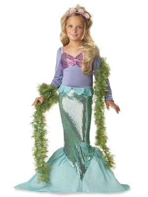 Fantasia Pequena Sereia Ariel Prestige Infantil