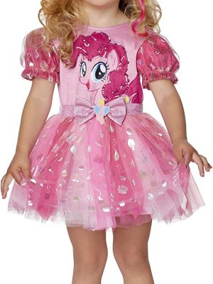 Fantasia Pink Pie My Little Pony Infantil Clássica Luxo Fantasia Pink Pie My Little Pony Infantil Clássica Luxo