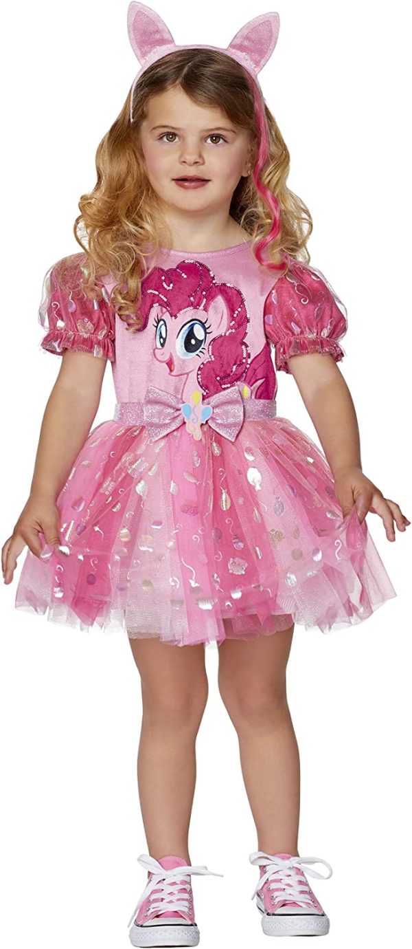 Fantasia Pink Pie My Little Pony Infantil Clássica Luxo Fantasia Pink Pie My Little Pony Infantil Clássica Luxo