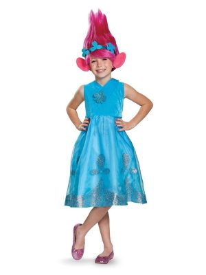 Fantasia Poppy Trolls Infantil Clássica