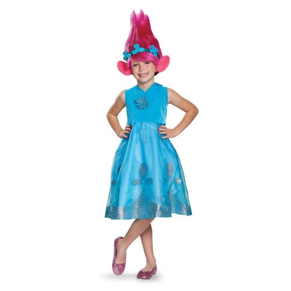 Fantasia Poppy Trolls Infantil Clássica Fantasia Poppy Trolls Infantil Clássica