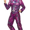 Fantasia Power Rangers Rosa Filme Músculos Infantil