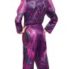 Fantasia Power Rangers Rosa Filme Músculos Infantil