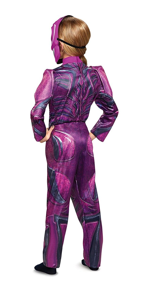 Fantasia Power Rangers Rosa Filme Músculos Infantil Fantasia Power Rangers Rosa Filme Músculos Infantil