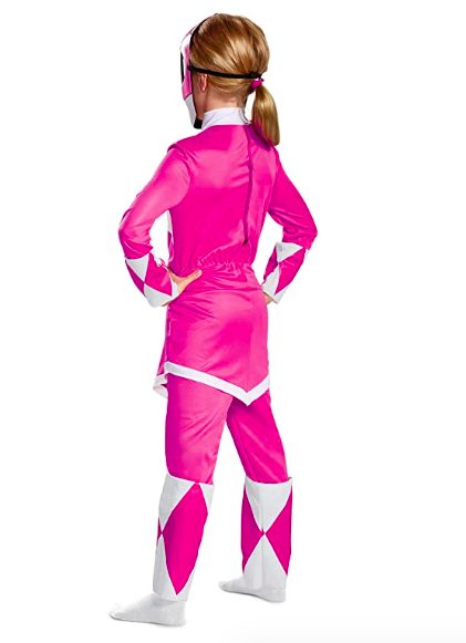 Fantasia Power Rangers Rosa Infantil Luxo Fantasia Power Rangers Rosa Infantil Luxo