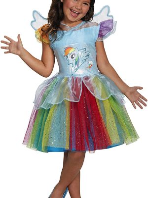 Fantasia Rainbow Dash My Little Pony Infantil Luxo Clássica Fantasia Rainbow Dash My Little Pony Infantil Luxo Clássica