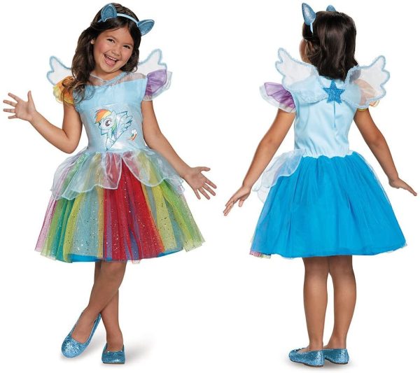 Fantasia Rainbow Dash My Little Pony Infantil Luxo Clássica Fantasia Rainbow Dash My Little Pony Infantil Luxo Clássica