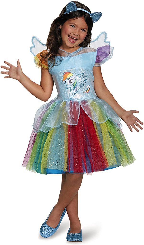 Fantasia Rainbow Dash My Little Pony Infantil Luxo Clássica Fantasia Rainbow Dash My Little Pony Infantil Luxo Clássica