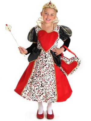 Fantasia Rainha de Copas Infantil Super Luxo Fantasia Rainha de Copas Infantil Super Luxo