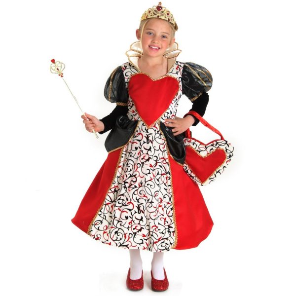 Fantasia Rainha de Copas Infantil Super Luxo Fantasia Rainha de Copas Infantil Super Luxo