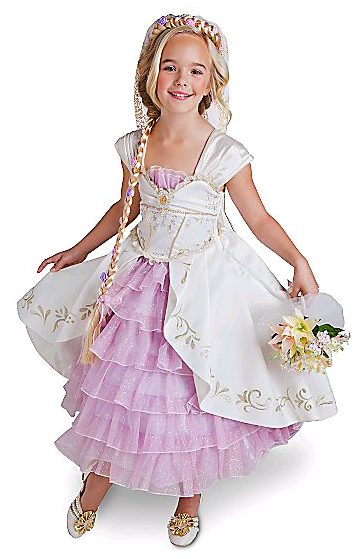 Fantasia Rapunzel de Noiva Infantil Edição Limitada Fantasia Rapunzel de Noiva Infantil Edição Limitada