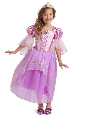 Fantasia Rapunzel Enrolados Disney Infantil Elite