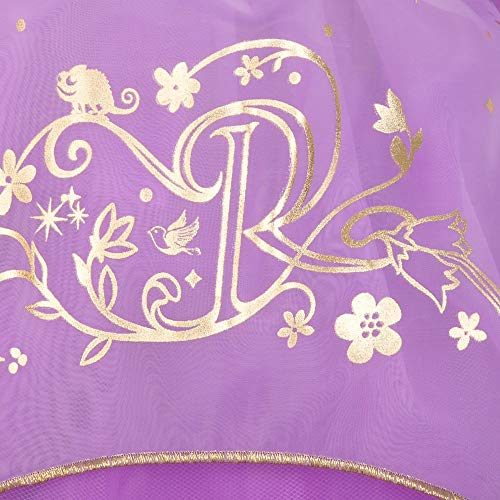 Fantasia Rapunzel Enrolados Disney Infantil Elite Fantasia Rapunzel Enrolados Disney Infantil Elite