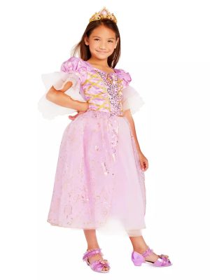 Fantasia Rapunzel Enrolados Infantil Disney Luxo
