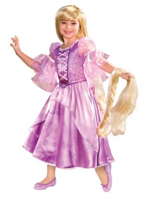 Fantasia Rapunzel Infantil Luxo
