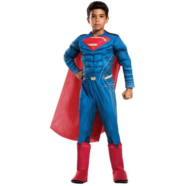 Fantasia Super Homem A Origem da Justiça Infantil Luxo Fantasia Super Homem A Origem da Justiça Infantil Luxo