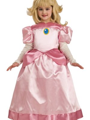 Fantasia Super Mario Bros. Princesa Peach Infantil luxo Fantasia Super Mario Bros. Princesa Peach Infantil luxo