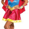 Fantasia SuperGirl Super Garota DC Infantil Luxo
