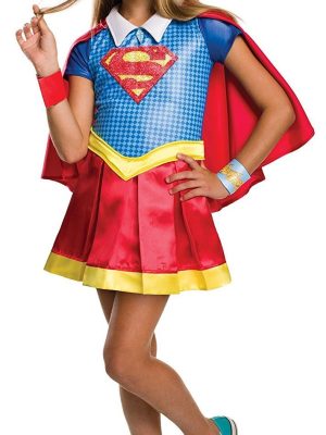 Fantasia SuperGirl Super Garota DC Infantil Luxo Fantasia SuperGirl Super Garota DC Infantil Luxo