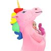 Fantasia Unicórnio Inflável Arco Iris Infantil