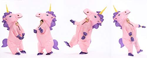 Fantasia Unicórnio Inflável Arco Iris Infantil Fantasia Unicórnio Inflável Arco Iris Infantil