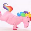 Fantasia Unicórnio Inflável Arco Iris Infantil