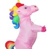Fantasia Unicórnio Inflável Arco Iris Infantil