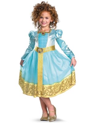 Fantasia Valente Princesa Merida Infantil Clássica Luxo