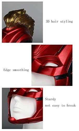 Máscara Capitã Marvel Adulto Elite Máscara Capitã Marvel Adulto Elite