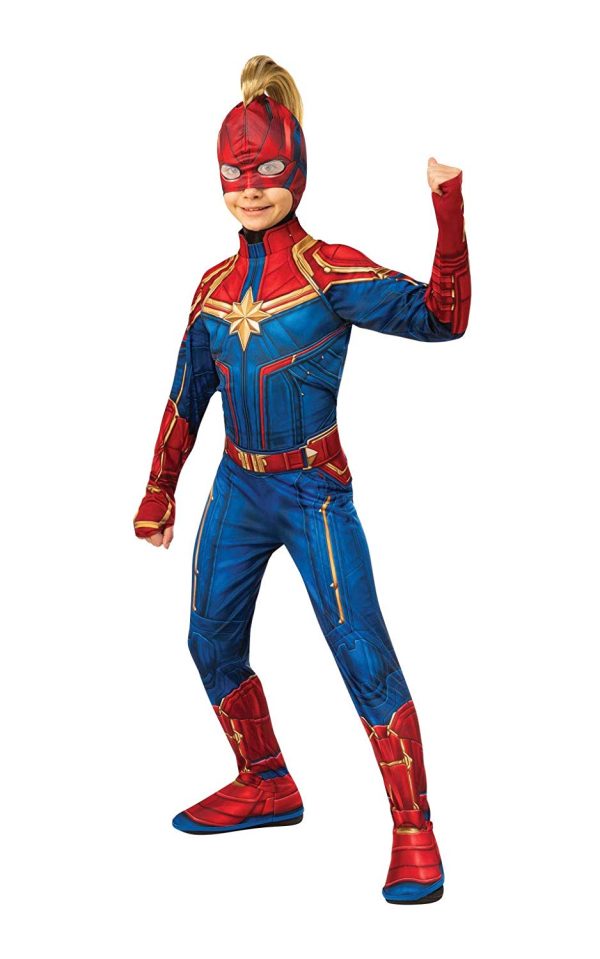 Máscara Capitã Marvel infantil Luxo