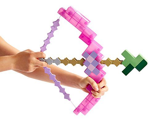 Mattel Minecraft Arco e Flecha Rosa