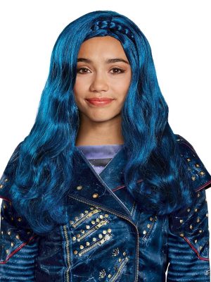 Peruca Descendentes 2 Disney Evie Infantil Luxo