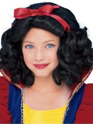 Peruca Infantil Branca de Neve Luxo Peruca Infantil Branca de Neve Luxo