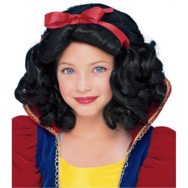 Peruca Infantil Branca de Neve Luxo Peruca Infantil Branca de Neve Luxo