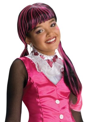 Peruca Infantil Monster High Draculaura Peruca Infantil Monster High Draculaura