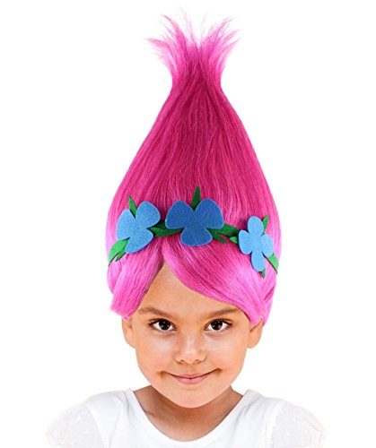 Peruca Princesa Poppy Luxo Infantil Peruca Princesa Poppy Luxo Infantil