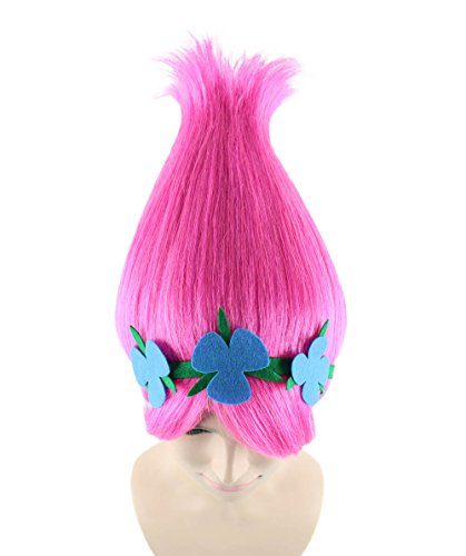 Peruca Princesa Poppy Luxo Infantil Peruca Princesa Poppy Luxo Adulto