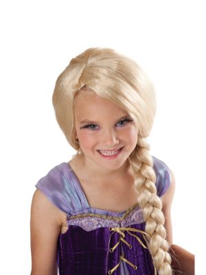 Peruca Trançada Disney Rapunzel Enrolados