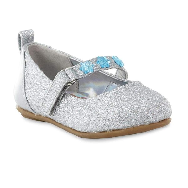 Sapatilha Infantil Prata Prateada Lantejoulas Frozen Sapatilha Infantil Prata Prateada Lantejoulas Frozen