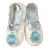 Sapatilha Tecido Infantil Prata Prateada Frozen Bebê