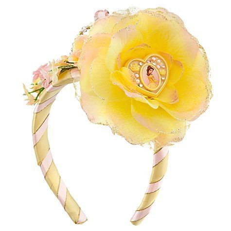 Tiara Bela e Fera Infantil com Flor Tiara Bela e Fera Infantil com Flor