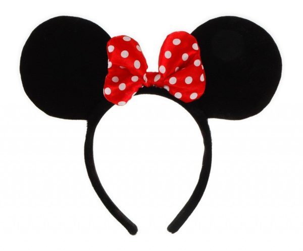 Tiara com Orelhas da Minnie Mouse Disney Clássica Tiara com Orelhas da Minnie Mouse Disney Clássica