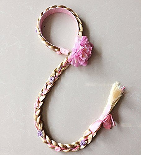 Tiara Peruca Rapunzel Enrolados Disney Infantil Clássica Tiara Peruca Rapunzel Enrolados Disney Infantil Clássica