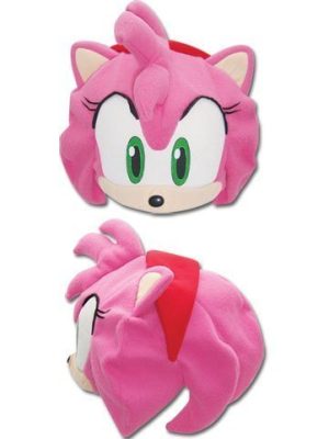 Touca Chapéu Amy Rose Sonic the Hedgehog Luxo Touca Chapéu Amy Rose Sonic the Hedgehog Luxo