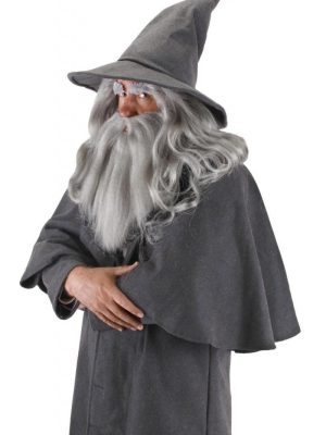Barba e Bigode Gandalf Hobbit Infantil Barba e Bigode Gandalf Hobbit Infantil