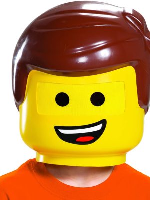 Cabeça Máscara Capacete Lego Emmet Infantil Cabeça Máscara Capacete Lego Emmet Infantil