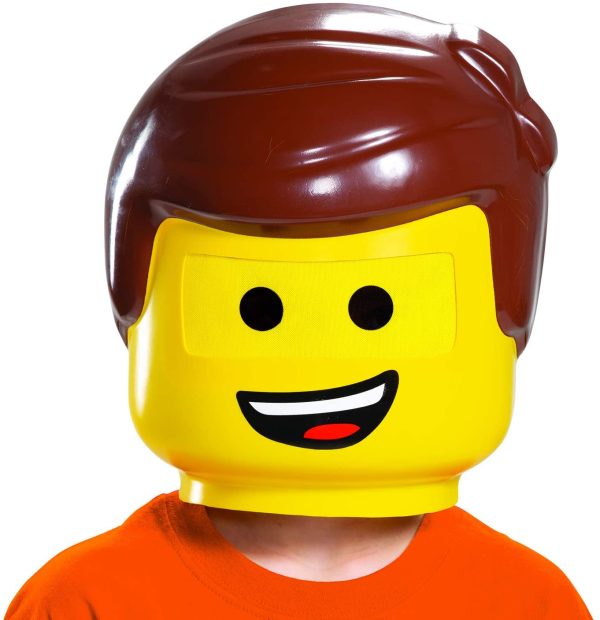 Cabeça Máscara Capacete Lego Emmet Infantil Cabeça Máscara Capacete Lego Emmet Infantil