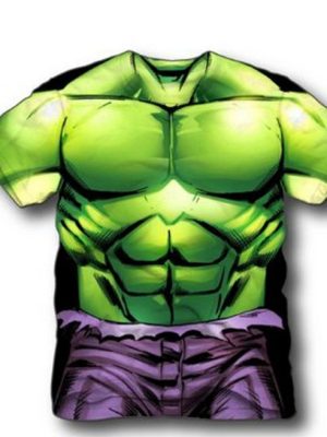 Camiseta do Incrível Hulk Infantil Camiseta do Incrível Hulk Infantil