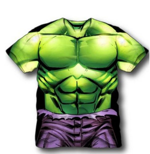 Camiseta do Incrível Hulk Infantil Camiseta do Incrível Hulk Infantil
