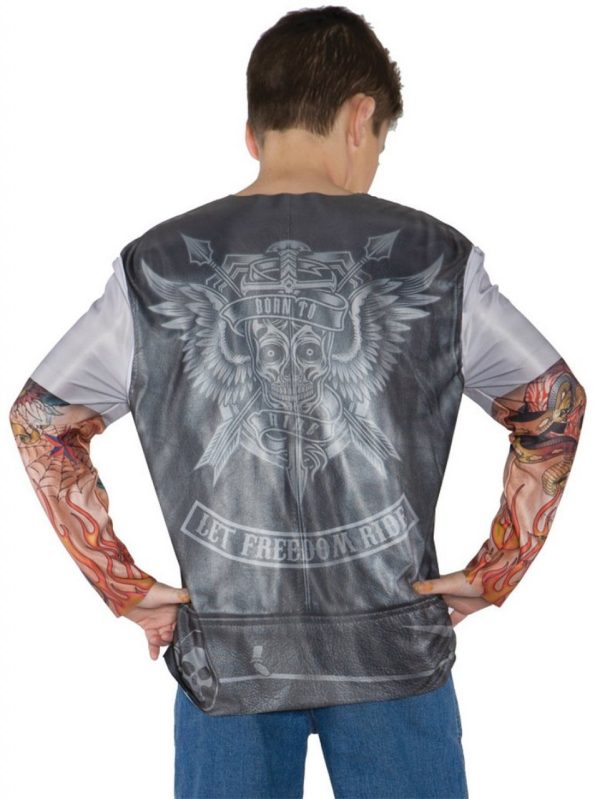 Camiseta Motoqueiro Instinto Selvagem Infantil Luxo Camiseta Motoqueiro Instinto Selvagem Infantil Luxo